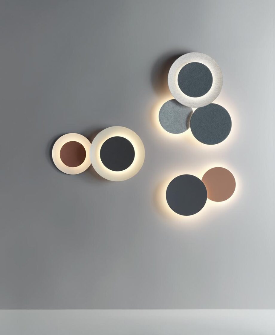 Puck Wall Art Double Wall Lamp Vibia