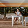 Solid Outdoor Side Table Vondom