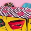 Lipsticks Pink Chair Seletti