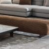 Quincy Chevron Pouf Minotti