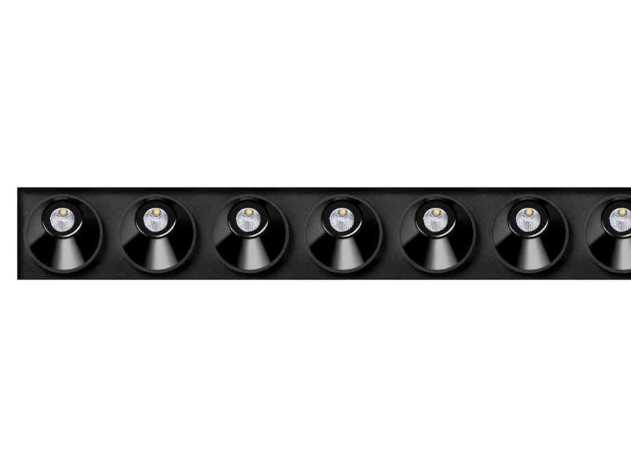 Black Foster Asymmetric Trimless 15 Spotlight Arkoslight