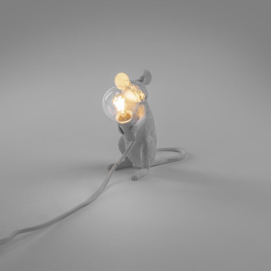 Mouse Lamp Sitting Mac Table Lamp Seletti