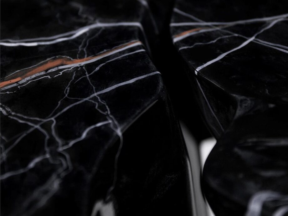 Monochrome Faux Marble Console Boca Do Lobo