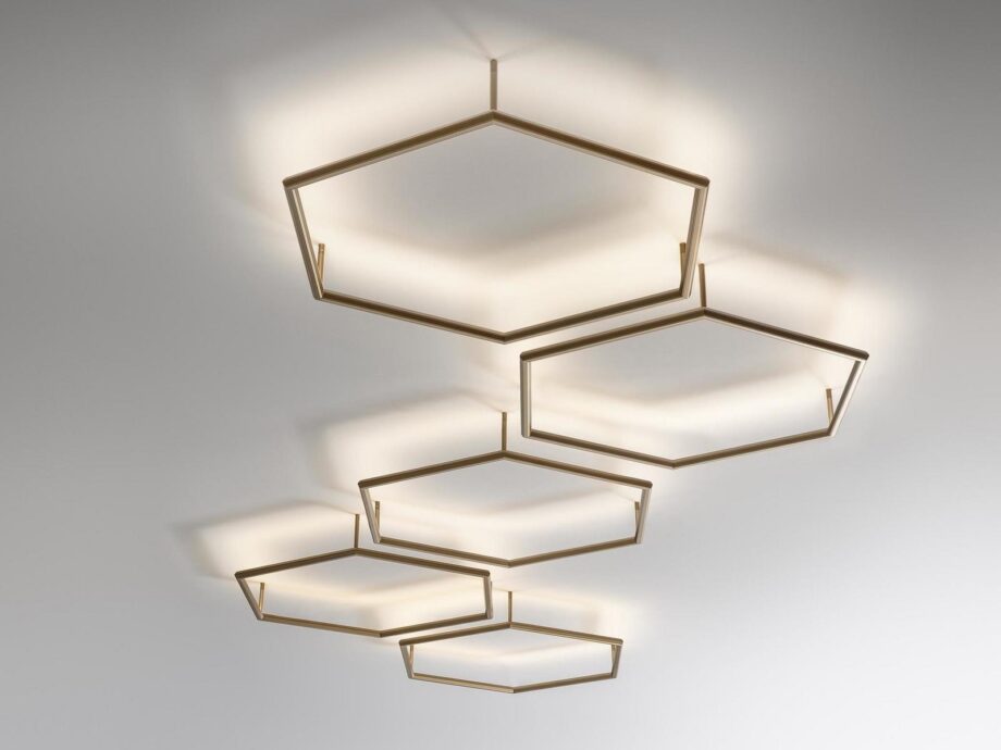Poly Esagono Pl Wall Lamp Olev