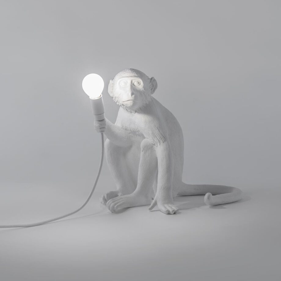The Monkey Lamp Sitting Outdoor Floor Lamp Seletti