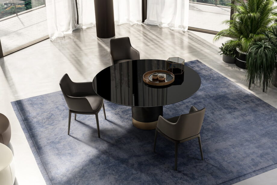 Cilindro Glass Table Eforma