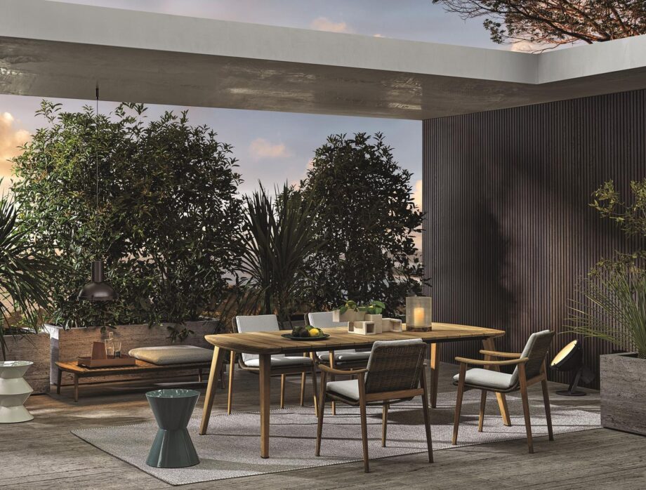 Fynn Outdoor Outdoor Table Minotti