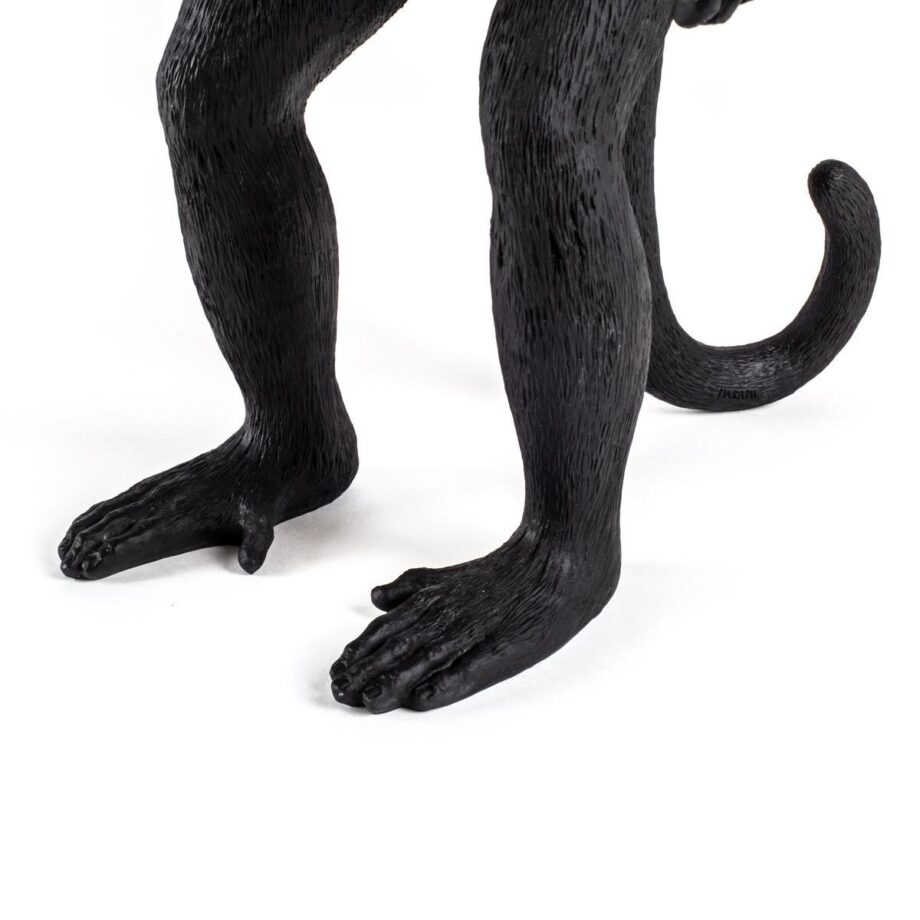 The Monkey Lamp Black Standing Outdoor Floor Lamp Seletti
