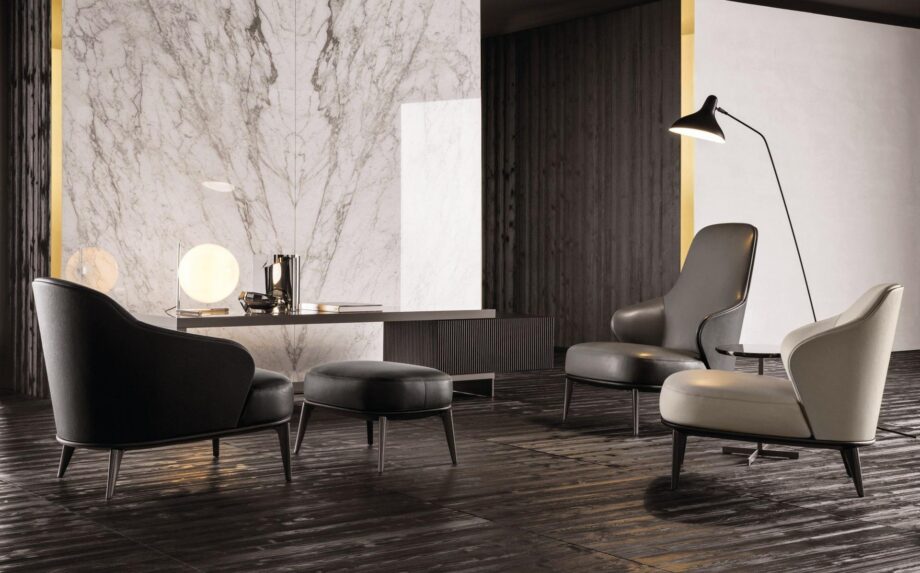 Leslie Armchairs Armchair Minotti