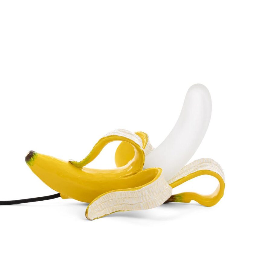 Banana Lamp Yellow Huey Table Lamp Seletti