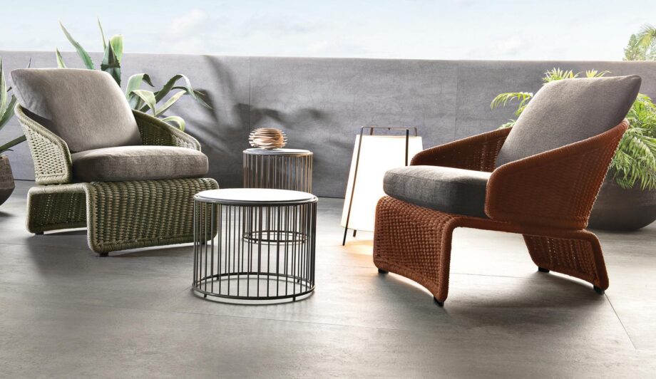 Halley Outdoor Outdoor Armchair Minotti