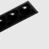 Black Foster Recessed 3 Spotlight Arkoslight