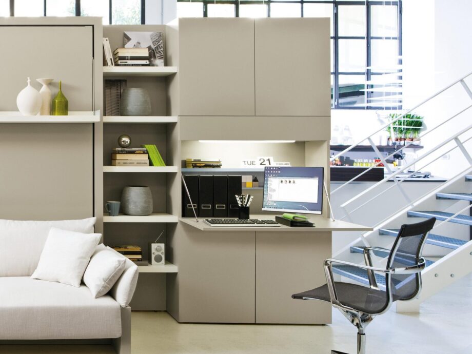 Home Office Storage Wall Clei