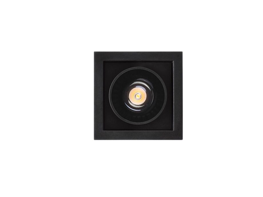 Black Foster Recessed 1 Spotlight Arkoslight