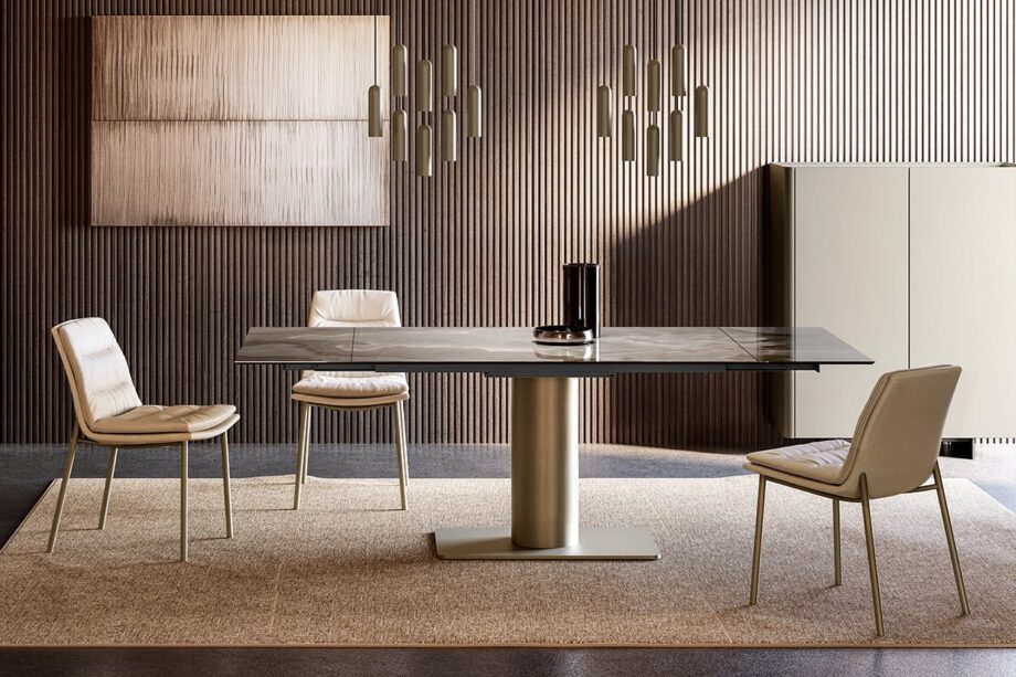 Cilindro Extendable Ceramic Table Eforma