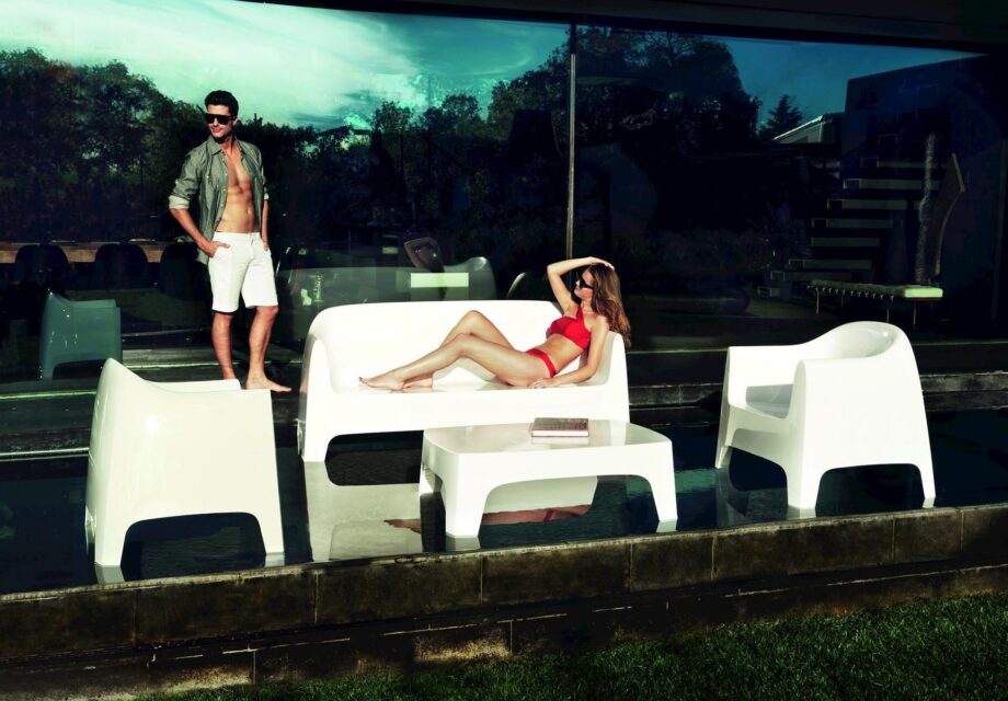 Solid Outdoor Armchair Vondom