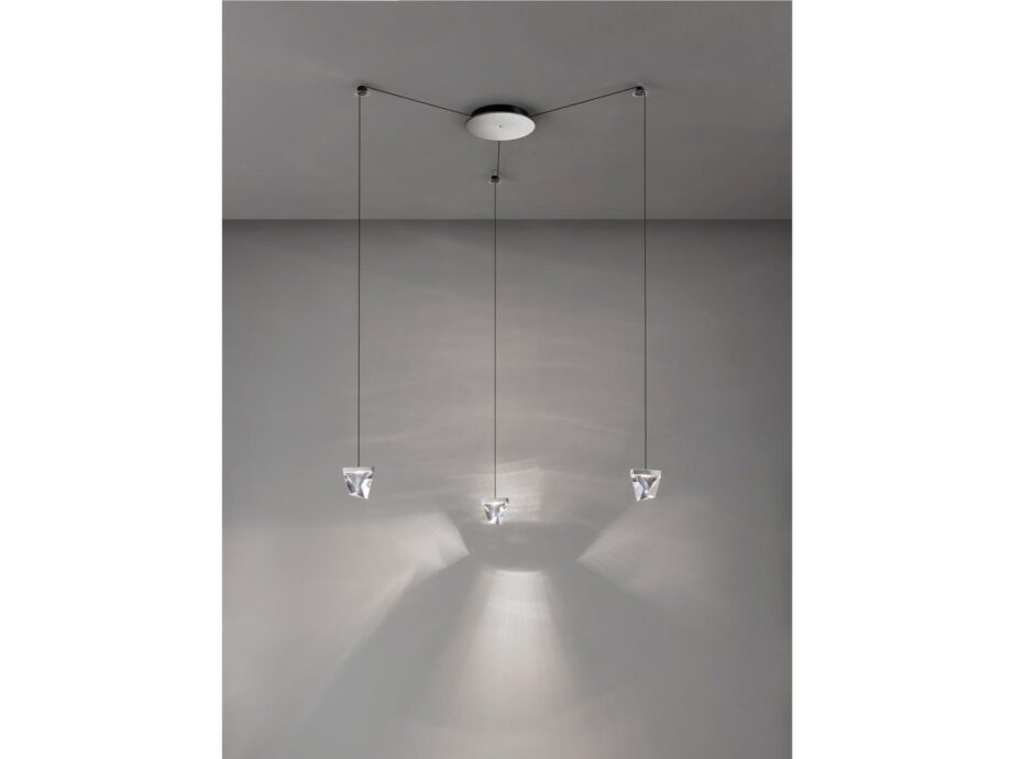 Tripla 3 Spots Pendant Lamp Fabbian