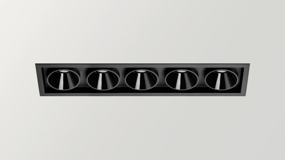 Black Foster Recessed 5 Spotlight Arkoslight