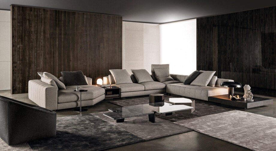 Freeman Seating System Sofa Minotti