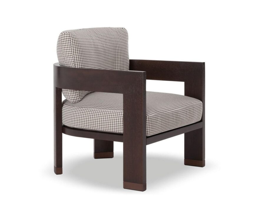 Warhol Dark Brown Outdoor Outdoor Armchair Minotti