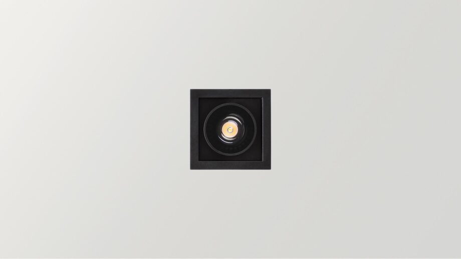 Black Foster Recessed 1 Spotlight Arkoslight