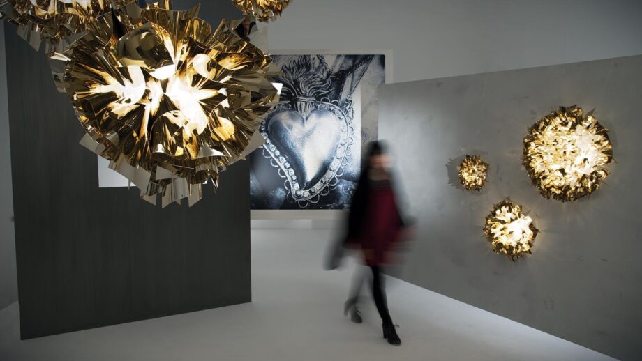 Veli Gold Pendant Lamp Slamp