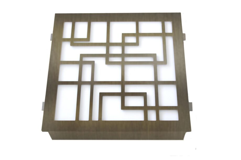 Recessed Square Ceiling Lamp Contardi