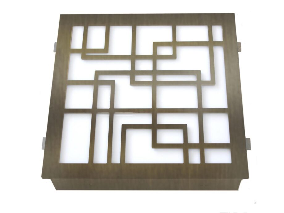 Resette Square Ceiling Lamp Contardi