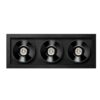 Black Foster Recessed 3 Spotlight Arkoslight