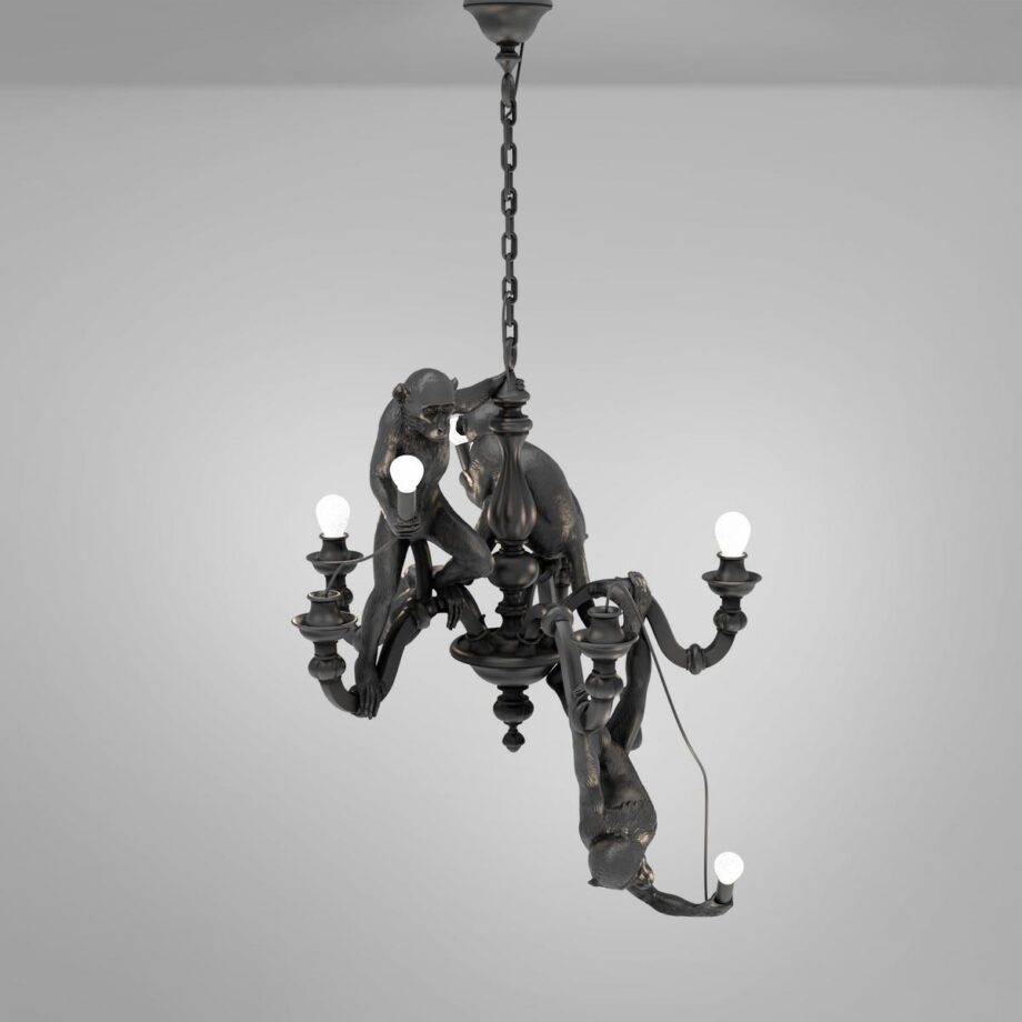 Monkey Chandelier Pendant Lamp Seletti
