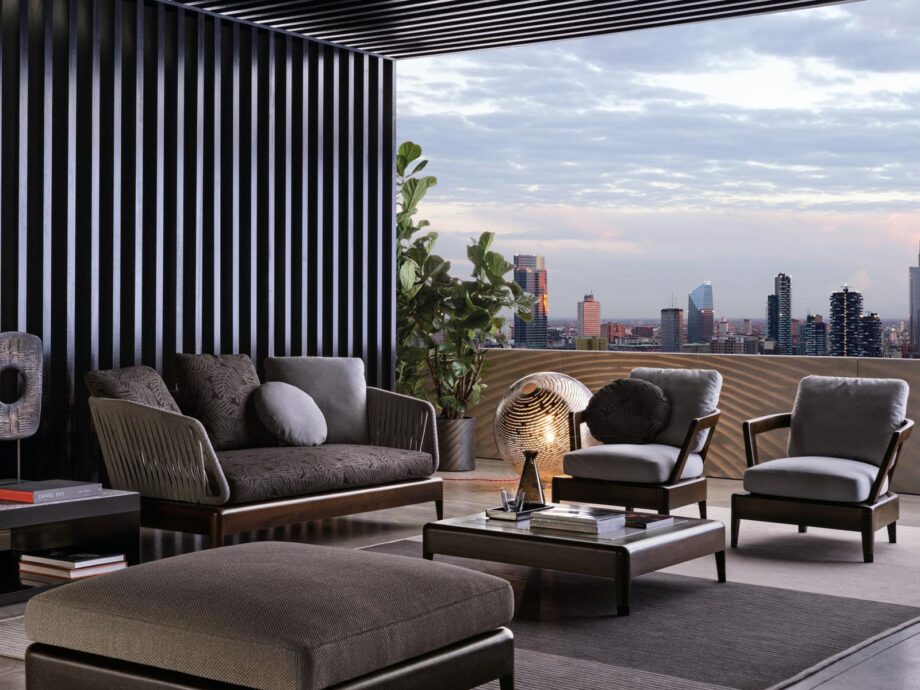 Indiana Outdoor Sofa Minotti