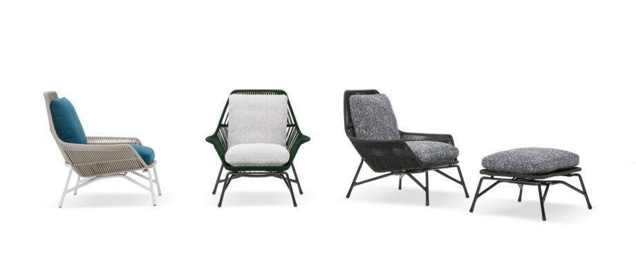 Prince Cord Outdoor Outdoor Armchair Minotti