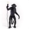 The Monkey Lamp Black Standing Outdoor Floor Lamp Seletti