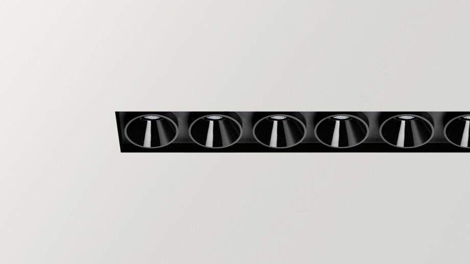 Black Foster Asymmetric Trimless 15 Spotlight Arkoslight