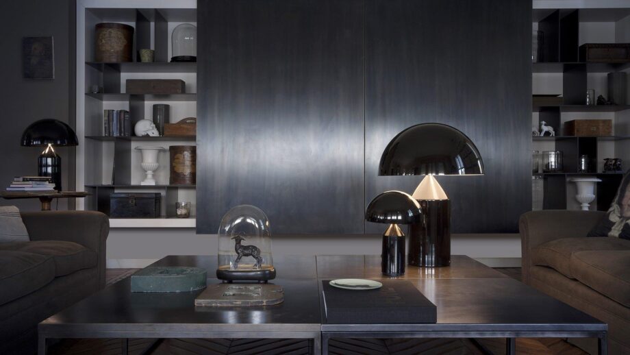 Atollo Metal Table Lamp Oluce