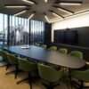 Angle Beam Ceiling Lamp Dark