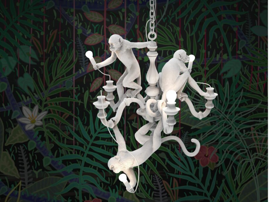 Monkey Chandelier Pendant Lamp Seletti