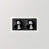 Black Foster Asymmetric Recessed 2 Spotlight Arkoslight