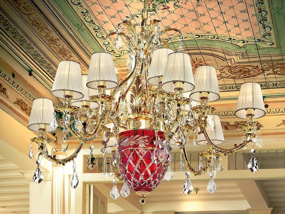 Lara 4400/12+3 Sh/p Pendant Lamp Possoni Illuminazione