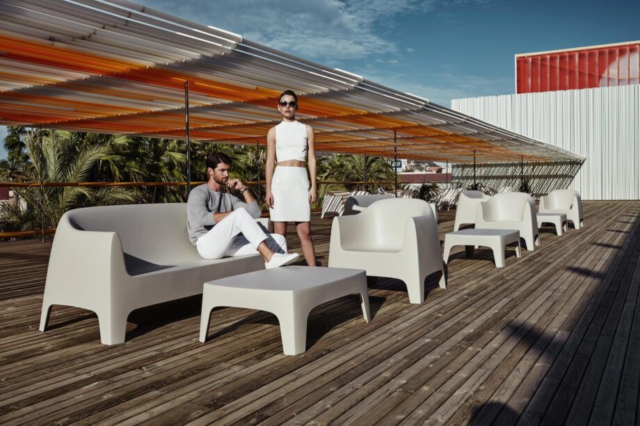 Solid Outdoor Side Table Vondom