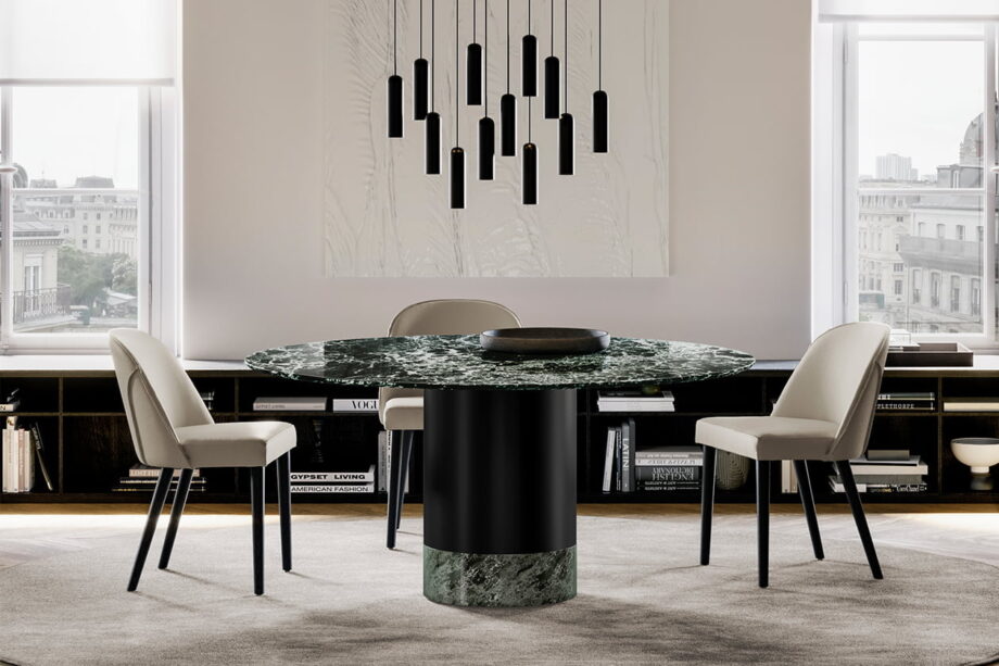 Cilindro Marble Table Eforma