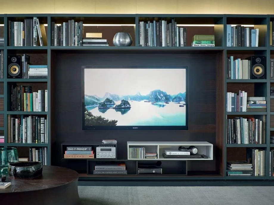 Wall System Bookcase Poliform