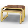 Dea Twin Set Coffee Table Bruno Zampa