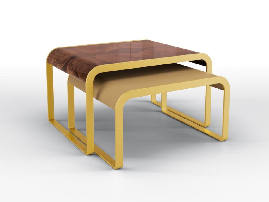 Dea Twin Set Coffee Table Bruno Zampa