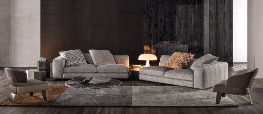 Freeman Seating System Sofa Minotti