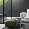 Quincy Chevron Pouf Minotti