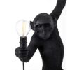 The Monkey Lamp Black Hanging Outdoor Wall Lamp Seletti