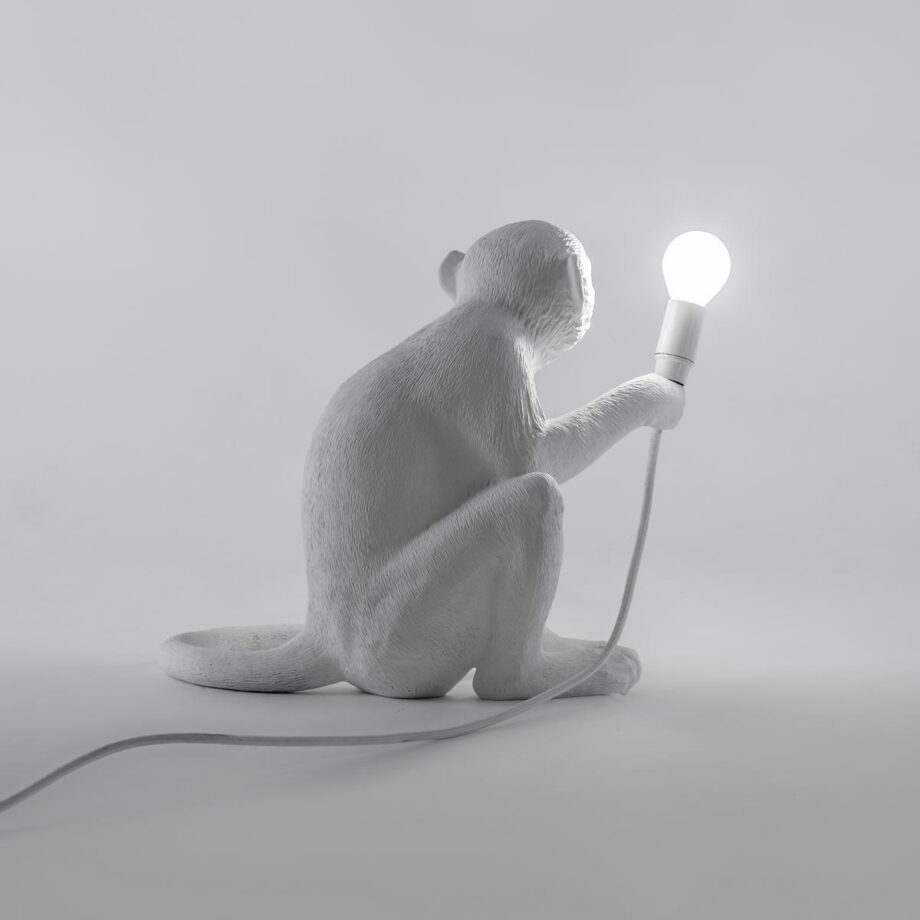 The Monkey Lamp Sitting Outdoor Floor Lamp Seletti