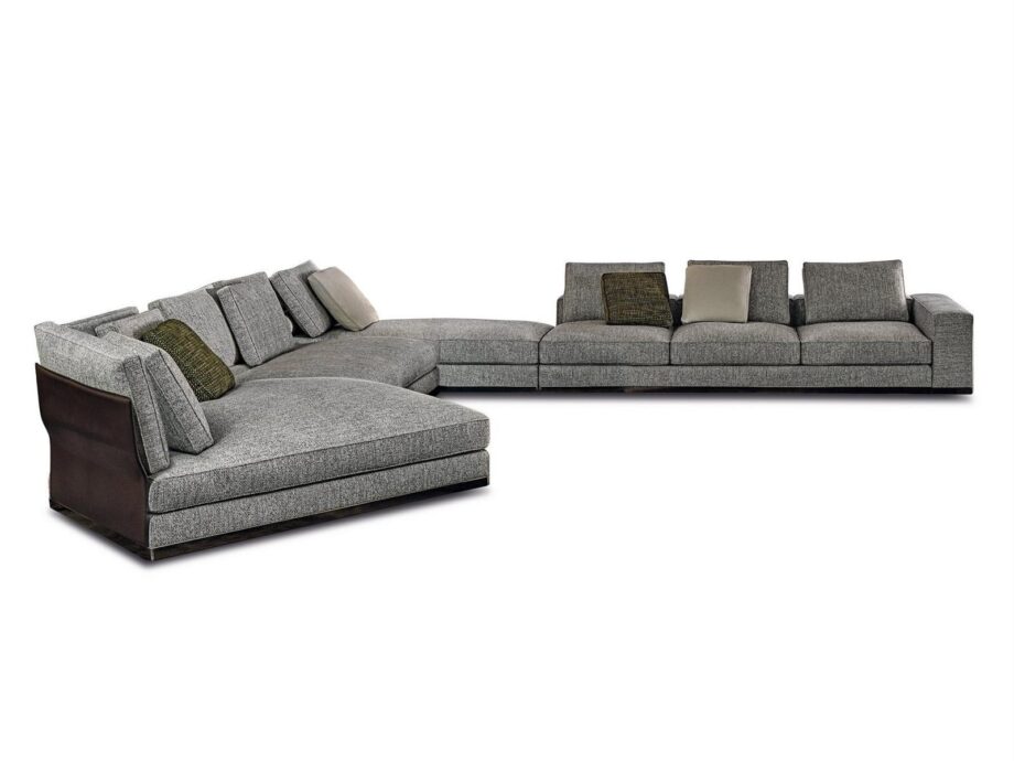 West Saddle Hide Sofa Minotti