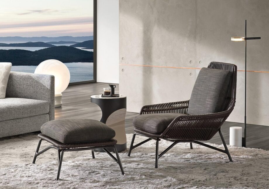Prince 'cord' Indoor Armchair Minotti